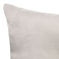 thumbnail image 2 of Jordan Manufacturing 16" x 16" Cream Solid Square Tufted Decorative Throw Pillow with Fabric Button, 2 of 5