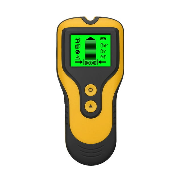 Graflsoa Yellow Multi-Function Wall Scanner: Detects Wood, Metal, and Live Wires with LCD Display and Auto Power Off