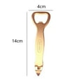 thumbnail image 2 of 304 stainless steel beer bottle opener dual-purpose fancy bottle opener bar bottle opener rose gold, 2 of 5