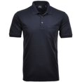 thumbnail image 1 of RAGMAN Polo Hombre - Top, Polo de Punto Suave, Mezcla de Algodón, Bolsillo en el Pecho, Tapeta de Botones, Corto, Color sólido Azul oscuro 8XL (XXXXXXXX-Large), 1 of 3