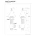 thumbnail image 2 of Kingston Brass KS2971V Essex Chaud et Froid Valve Inclus Poignée Base Rondelle d'Écrou & 44; Chrome Poli, 2 of 2