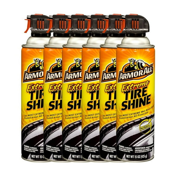 Armor All Extreme Tire Shine Aerosol (15 oz.) - Pack of 6