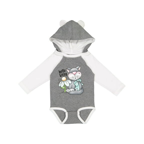 Inktastic Hello Kitty Cat Boys Long Sleeve Baby Bodysuit
