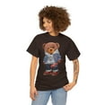 thumbnail image 2 of Dope graphic bear with baseball bat Unisex Heavy Cotton Tee, 2 of 8