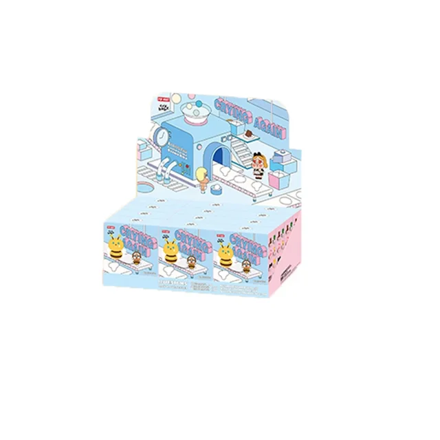 2025 POPMART CRYBABY Crying Again Series Peluche Insignia Caja Sorpresa Bolsa de Adivinanzas Caja Misteriosa Juguetes Muñeca Linda Figura de Anime Adornos de Escritorio