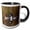 Black/White, variant on 3drose, British Columbia, Near Kamloops, Common Goldeneye Ducks-cn02 Ldi0007 - Larry Ditto, 11oz Magic Transforming Mug