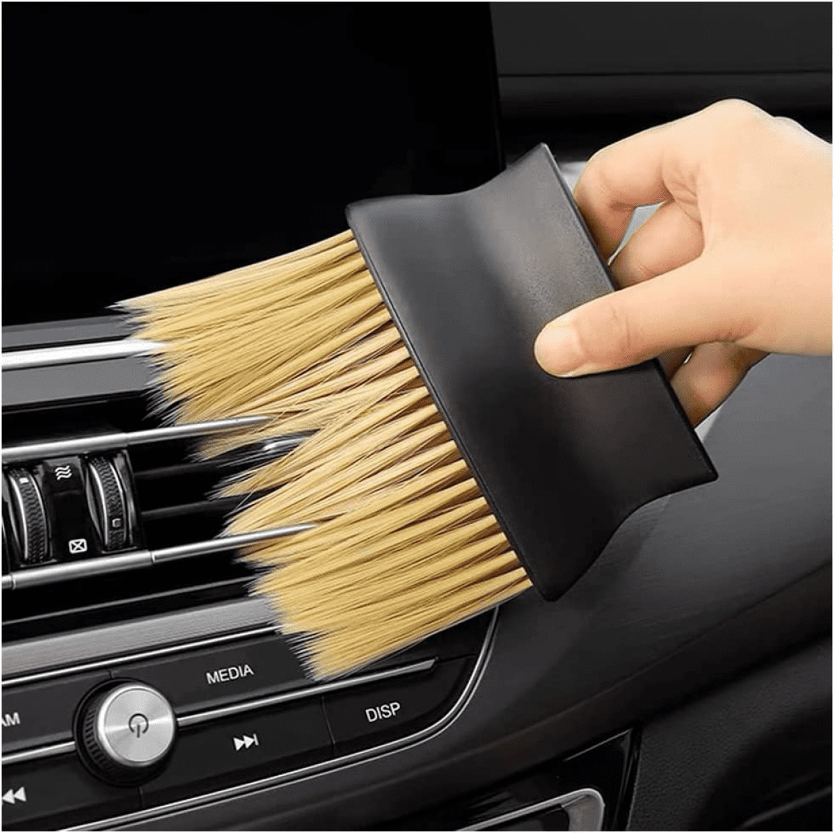 Auto Interior Dust Brush, Car Cleaning Brushes Duster, Soft Bristles Detailing Brush Dusting