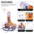 thumbnail image 3 of Fishing Lure Simulation Eyes Vibrant Color with Hook All Water Application Reusable Increase Fishing Rate Compact Freshwater Saltwater Bionic Fishing Bait Lure Fishing Supplies, 3 of 7