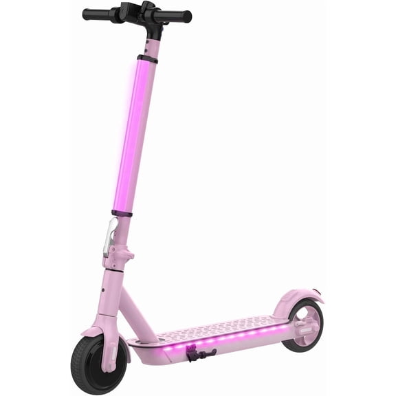 Hiboy S2 Lite Electric Scooter Pink, 250W Motor, Up to 10.6 Miles Range, 13 MPH Max Speed, 6.5" Solid Tires, Foldable Lightweight Commuter Scooter