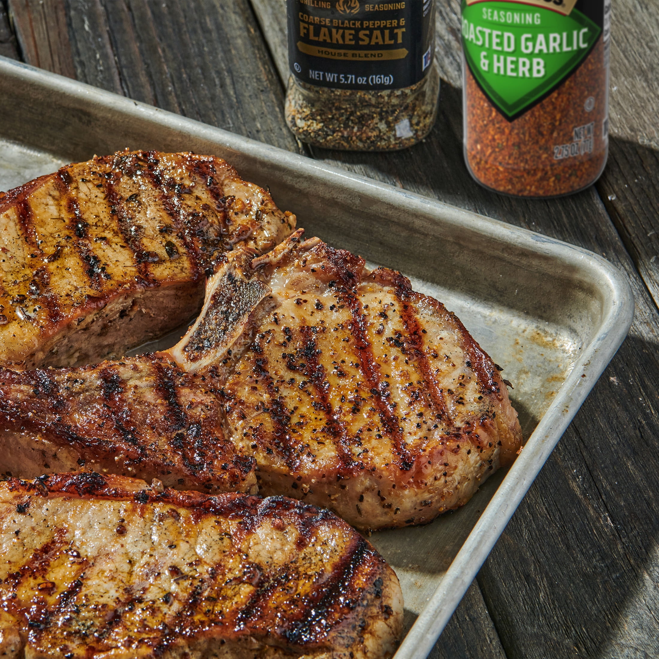 (4 pack) Grill Mates Roasted Garlic & Herb Seasoning, 2.75 oz Bottle