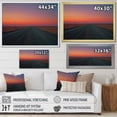 thumbnail image 4 of Designart "Sunset'S Roadside Beauty I" Road Wall Art Prints, 4 of 7