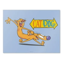 CatDog Yee Haw! Wall Art Picture Paper Poster Décor Home Decoration