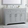 thumbnail image 2 of Elegant Decor Moore 48" Single Quartz Top Bathroom Vanity in Gray, 2 of 15