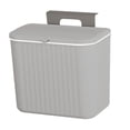 thumbnail image 4 of stanreset Kitchen Waste Compost Bin Multifunction Holder for Cabinet Door Countertop Grey 7L, 4 of 9