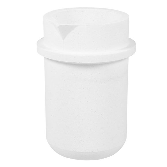 White Synthetic Material Melting Crucible for Home Use with High Purity and Thermal Stability 1 KG