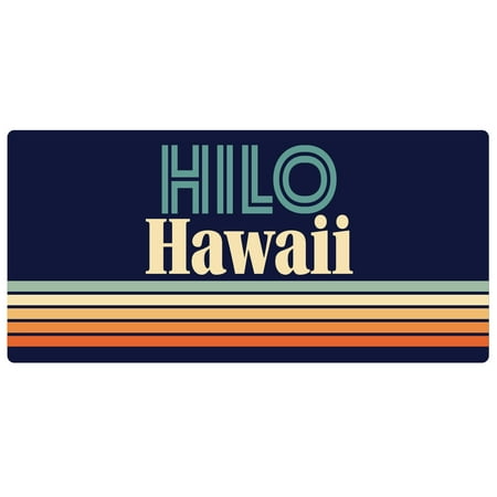 

Hilo Hawaii 5 x 2.5-Inch Fridge Magnet Retro Design