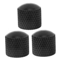 thumbnail image 4 of unbranded  3 Pcs Electric Guitar Volume Button Picks Acoustic Bass Black Metal 1.8X1.7X1.7CM, 4 of 8