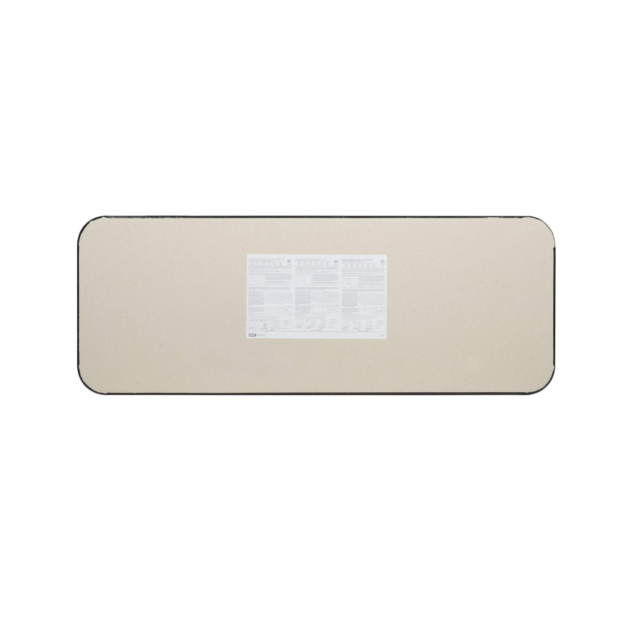 HY-C T2UL1848BL-1C Type 2 UL1618 Black Stove Board (18" x 48")