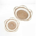 thumbnail image 6 of Ins Rattan Coaster Petal Ring Fruit Bread Basket TOPWONER Photo Tableware, 6 of 15