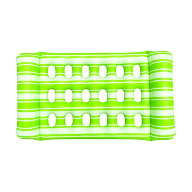 Piscina inflable Flotación Float Lounger PVC Float Lounge para piscina de verano Verde