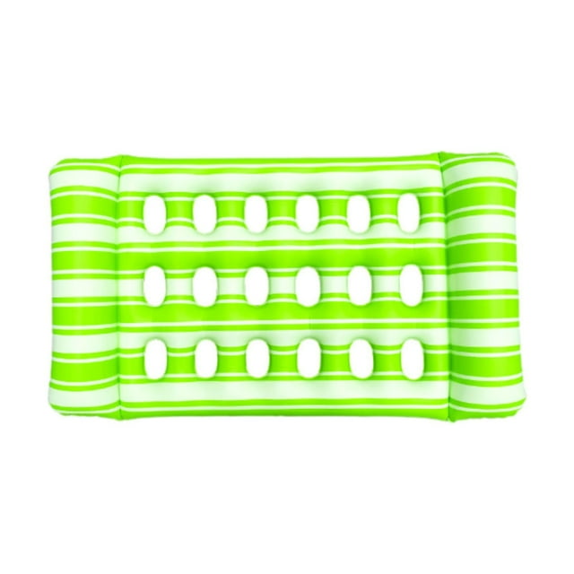 koolsoo Inflatable Pool Float Lounger Float Lounge for Beach Swimming Pool Party Toy Green
