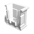 thumbnail image 3 of Mayne Nantucket Large 16 In Square Plastic Outdoor Flower Pot Planter Box, Black, 3 of 6