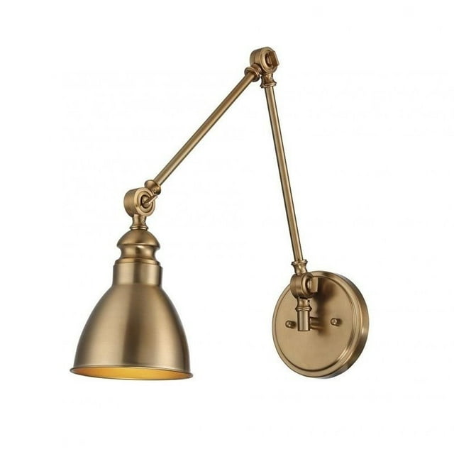 Savoy House Dakota 1 Applique Lumineuse Réglable en Laiton Chaud