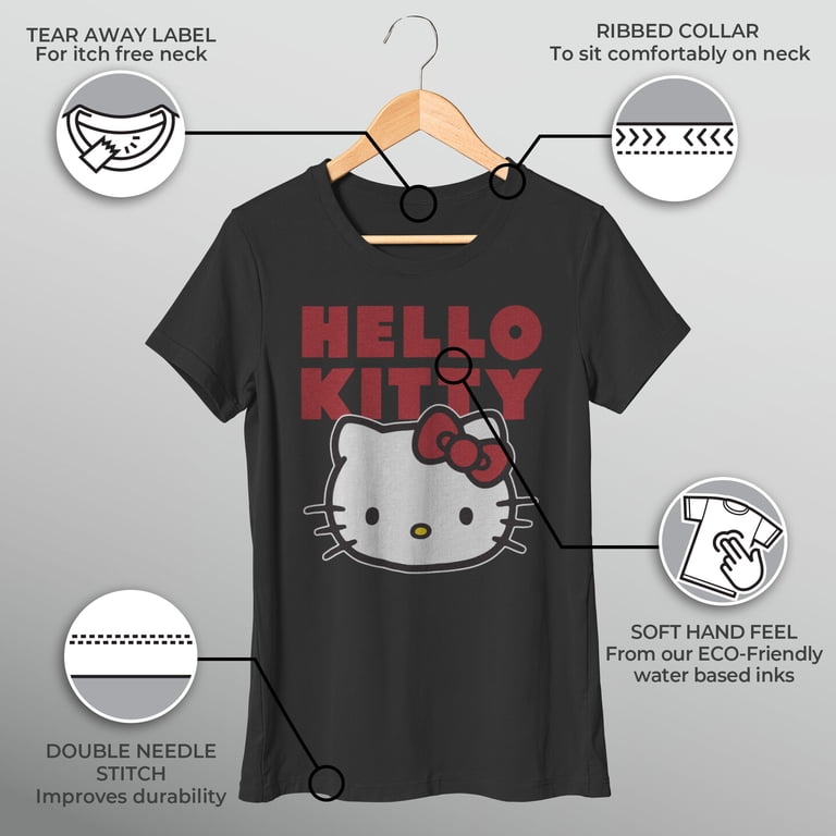 Sanrio Juniors Hello Kitty Classic Logo Portrait T-Shirt