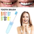 thumbnail image 3 of Brosse à Dents Pliable Portable à Poils Doux Non Jetable pour Maison et Voyage, 3 of 8
