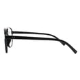 thumbnail image 4 of Blue Light Filtering Lens Glasses Unisex 70's Style Square Flat Top Frame Black, 4 of 4