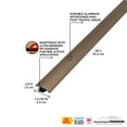 thumbnail image 3 of M-D Building Products 43384 36 In. Golden Bronze Aluminum CINCH® Reducer w/ Snaptrack, 3 of 6