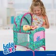 thumbnail image 2 of Baby Alive: Deluxe Doll Play Yard - Green, Pink, Hearts - Accessory For Dolls Up to 18", Folding, Wheeled Crib, Adjustable Canopy, Kids Toy, Ages 3+, 2 of 6