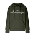 thumbnail image 3 of Cameland Hauts pour Femmes Manches Longues Automne Hiver Sweat à Capuche Pull Confortable, 3 of 3