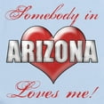 thumbnail image 2 of CafePress - Somebody In Arizona Loves Me Body Suit - Baby Light Bodysuit, Size Newborn - 24 Months, 2 of 4