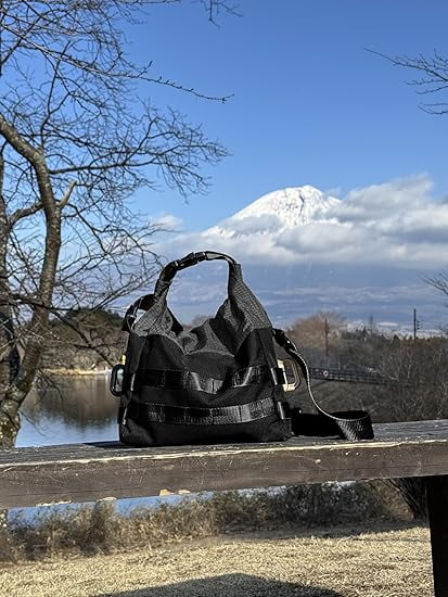 VIPERADE Crossbody Sling Bag for Men, Rolltop Messenger Shoulder Bag, EDC Handbag for Travel Hiking Outdoor Sports, Green