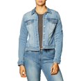 thumbnail image 2 of Jessica Simpson Womens Plus Size Pixie Classic Feminine Fit Crop Jean Jacket 1X Maude, 2 of 3
