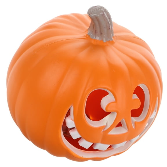 Masteelf  Halloween Jack-o-lantern Pumpkin Solar Lights Outdoor Orange