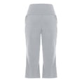 thumbnail image 5 of SNKSDGM Women's Plus Straight Leg Yoga Pants for Women Set High Waisted Leggings Plus Size White Women's Capri Trousers Wide Leg Casual Athletic Yoga Pants with Pockets Flare Leisure Trouser, 5 of 6