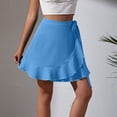 thumbnail image 5 of Sentmoon Skirts for Women High Waist Tennis Skirts Casual Solid Color Regular Fit Midi Skirts for Women for Summer and Hot Weather S-XL, 5 of 8