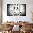 thumbnail image 3 of Elephant Stock Optometry Test Wall Art - Horizontal Multi Panel Canvas - Living Room Wall Decor - Profession Multi Panel - White And Gray Decor - 57" x 36", 3 of 8