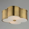 thumbnail image 3 of Maxim 12247WTPN Clover 2 Light 14" Wide Flush Mount Ceiling Fixture - Nickel, 3 of 7