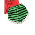 thumbnail image 5 of Seyurigaoka Toddler Seedless Watermelon Set Tassel Top+Striped Breeches Suit, 5 of 8