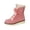 Pink, variant on Women's Lace up Winter Snow Combat Boots Fuzzy Fleece Lined Platform Lug Sole Faux Suede Mid Calf Booties Non Slip Outdoor Warm Walking Shoes Size 5.5‑10.5