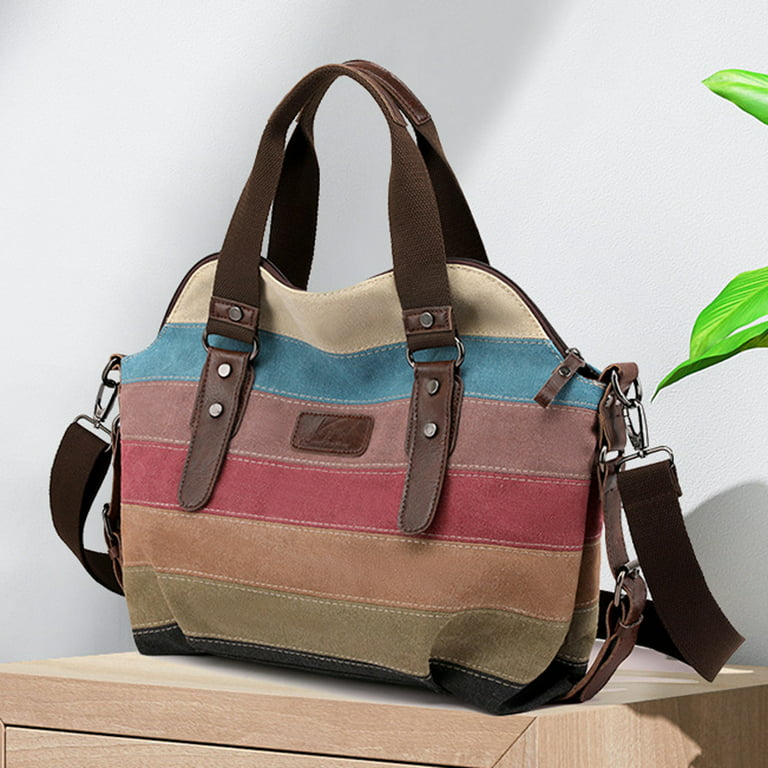 Designer Handbags : Tote Striped Handbags for Women | Printed Bags