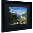 thumbnail image 2 of Trademark Fine Art "A New Day in the Swiss Alps" Canvas Art by Philippe Sainte-Laudy, Black Matte, Black Frame, 2 of 4