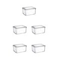 thumbnail image 2 of Wosthever Organizador de nevera fabricado en PET Solución práctica y que ahorra espacio Refrigerador fácil de limpiar Caja de almacenamiento Type2 NO2, 2 of 6