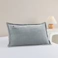 thumbnail image 4 of TIMIFIS Polyester Pillowcase, Plushs Pillowcases for Winter Velvet Pillowcases Simples Embroidered Pillowcases Home Bedding Warm Plushs Pillowcases 18.90X29.13 Inch Home Decor, 4 of 6