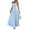Blue #08, variant on Womens Summer Dresses Comfy Strapless Elegant Ruched Bodycon Flowy Sleeveless Dress for Vacation Everyday Essential M