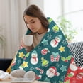 thumbnail image 6 of Cartoon Chritmas Throw Blanket Christmas Blanket Idea for Adult Kid Christmas Decor Warm Blanket for Home Travel Camping 60×50, 6 of 6