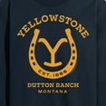 thumbnail image 3 of Yellowstone - Horseshoe Lockup - Men's Long Sleeve T-Shirt, 3 of 6